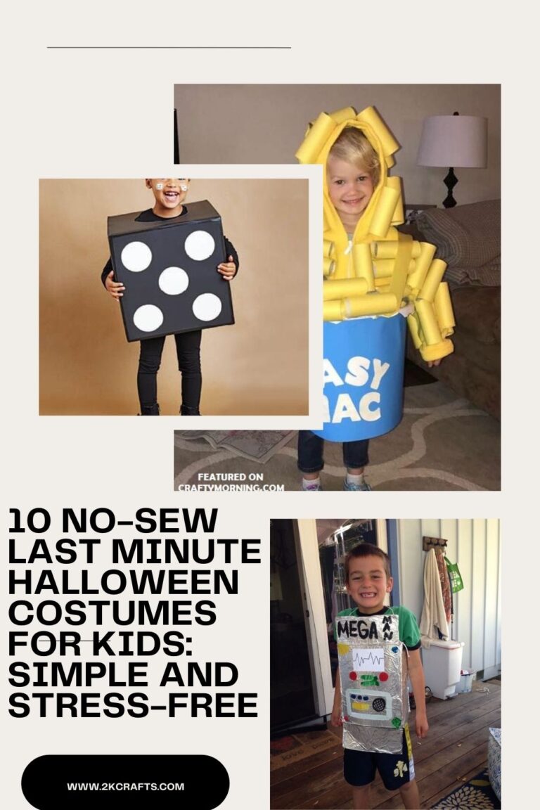 10 NoSew Last minute Halloween Costumes for Kids Simple and Stress