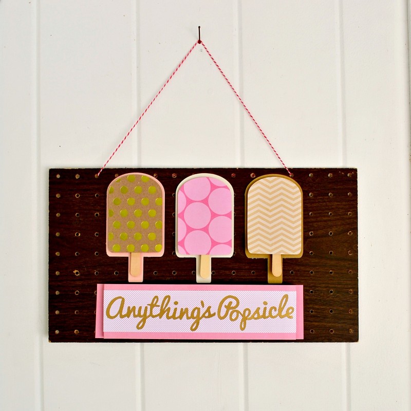 Finished Anything's Popsicle Wall Art