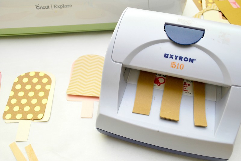 Making foam tape with Xyron