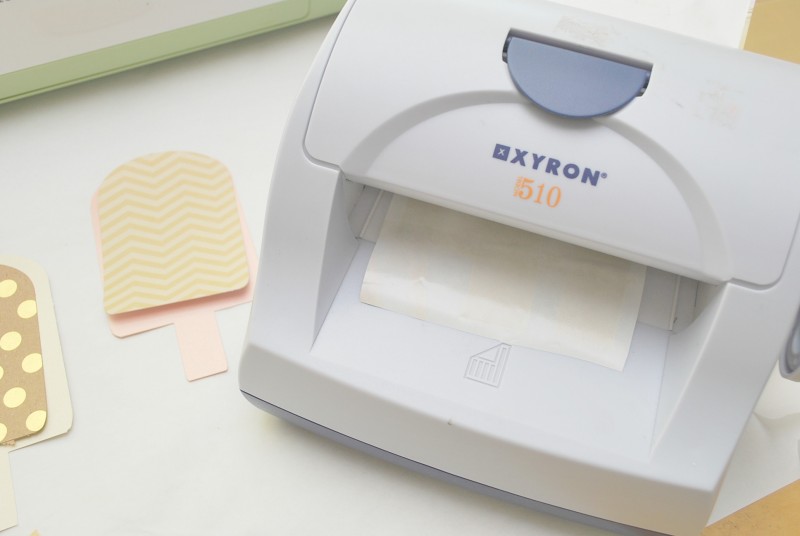 Running foam through Xyron again