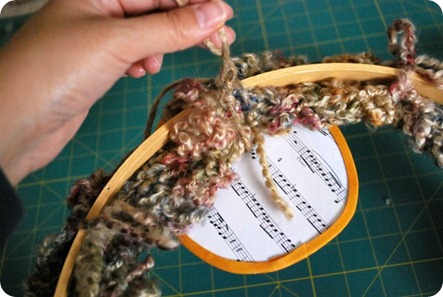 Front view of attached medallion