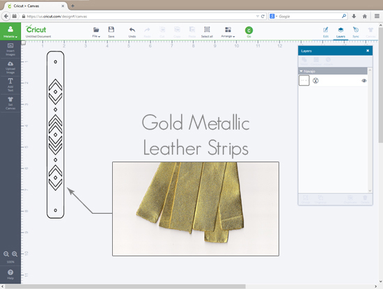 Artzy Creations_Chevron Navajo Bracelets_Cricut Design Space