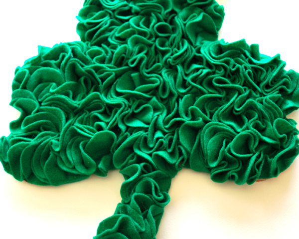 Close Up Shamrock Shamrock Wreath