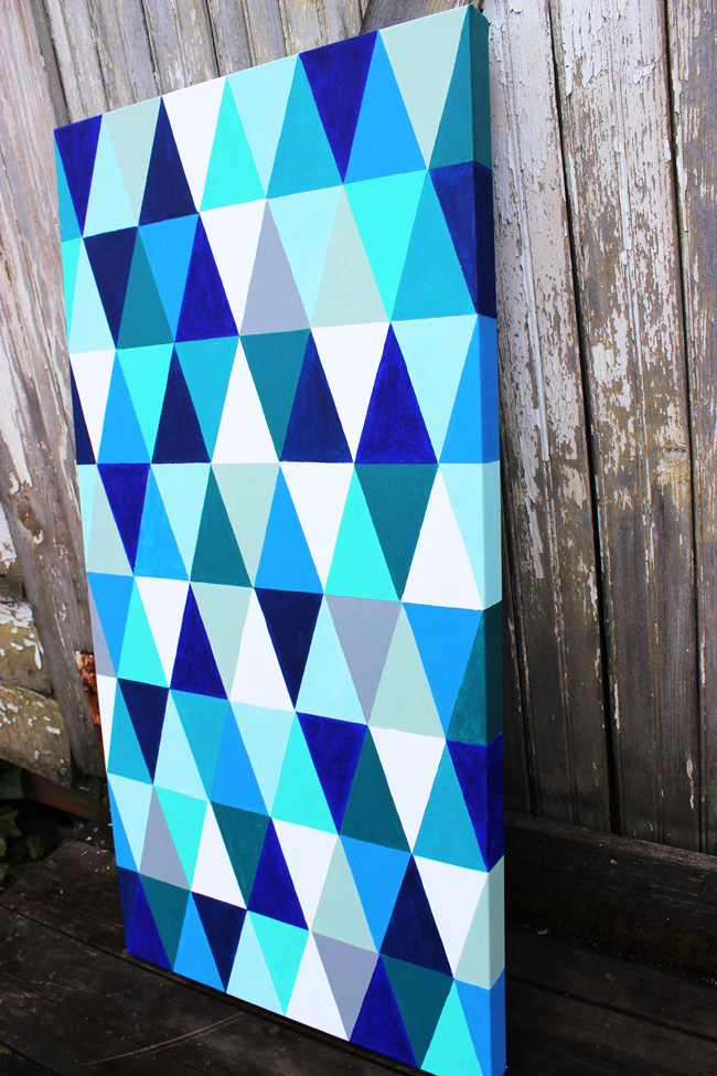 DIY-Geometric-Painting-Artzy Creations 2