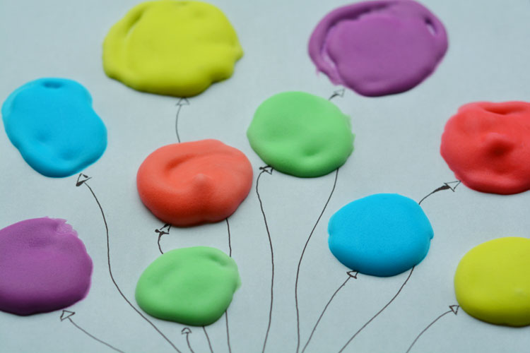 This puffy paint recipe was such a fun and EASY craft for the kids to do! They loved the texture and had so much fun mixing everything together!