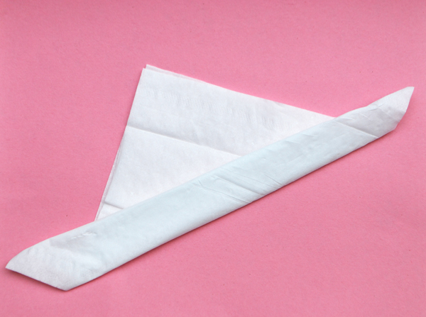 How to fold the tissue2