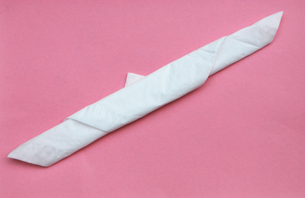 How to fold the tissue3