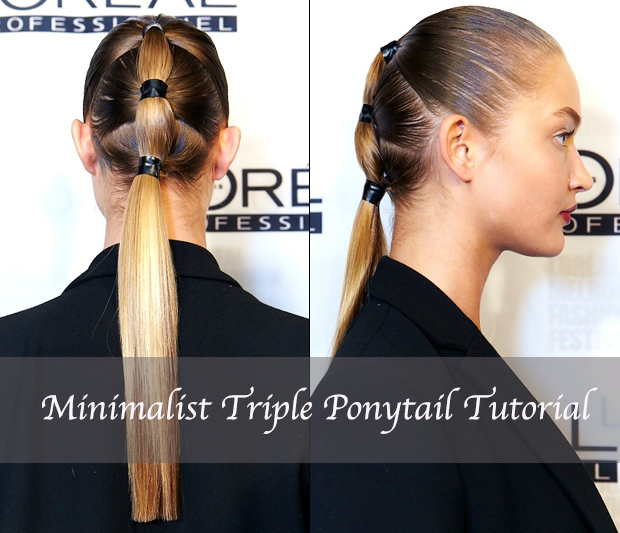 Minimalist_Triple_Ponytail_Tutorial1