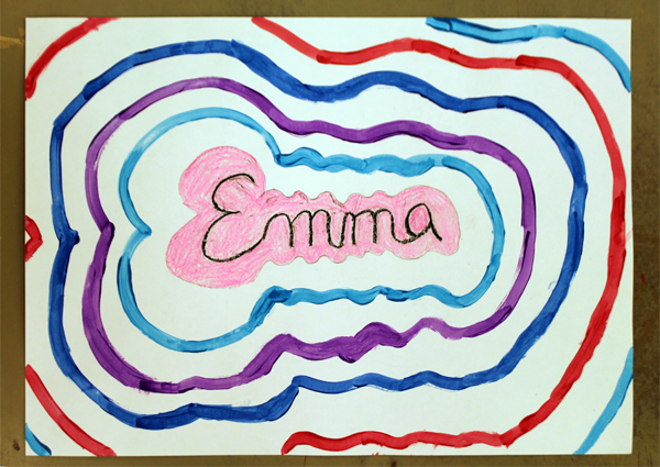 Name Art 04_Paint Outline