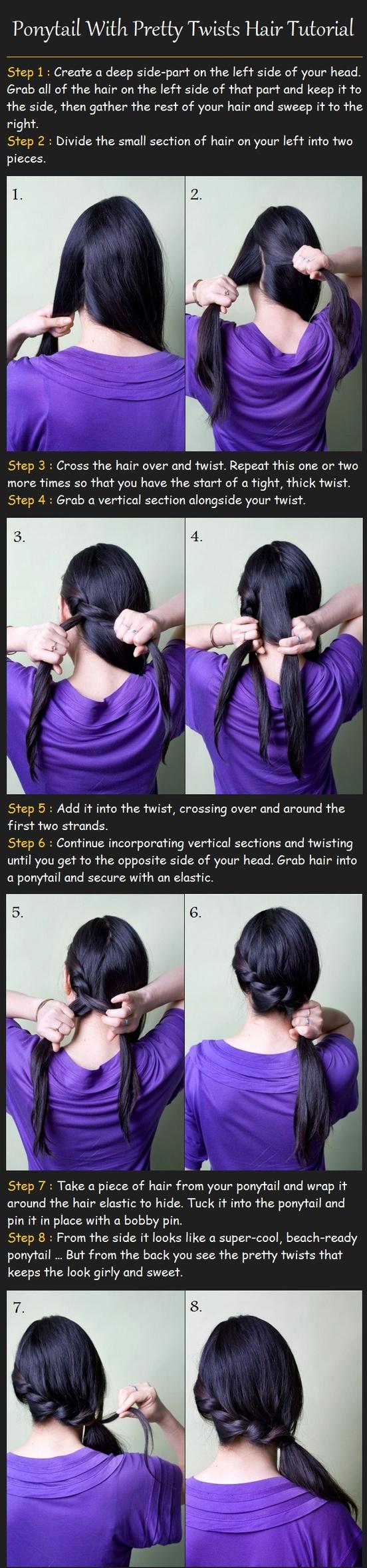 Ponytail-With-Twists-Hair-Tutorial