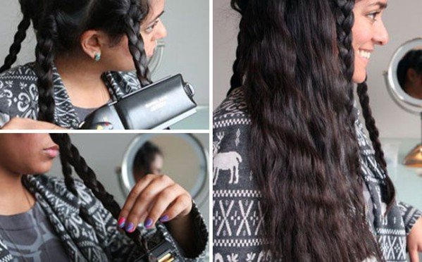 wavy hair
