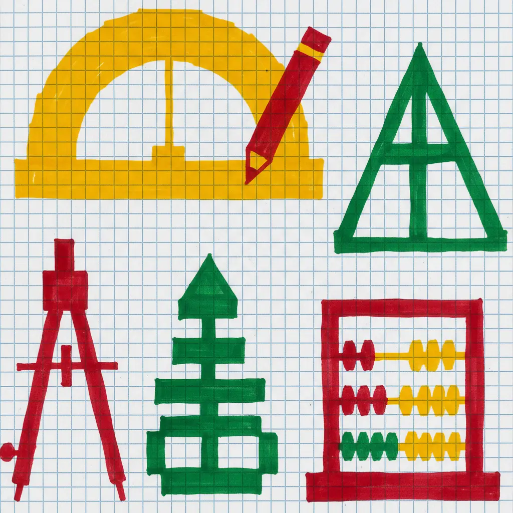 A section of a large collaborative mural where individual graph paper squares are colored to form a pixelated image.