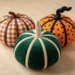 Bias Tape Pumpkin Pillow