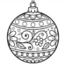 Christmas Ornament Coloring Page Ideas