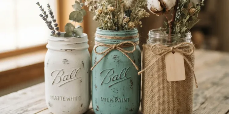 Diy Antique Mason Jars