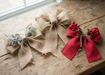 Diy Big Burlap Bow