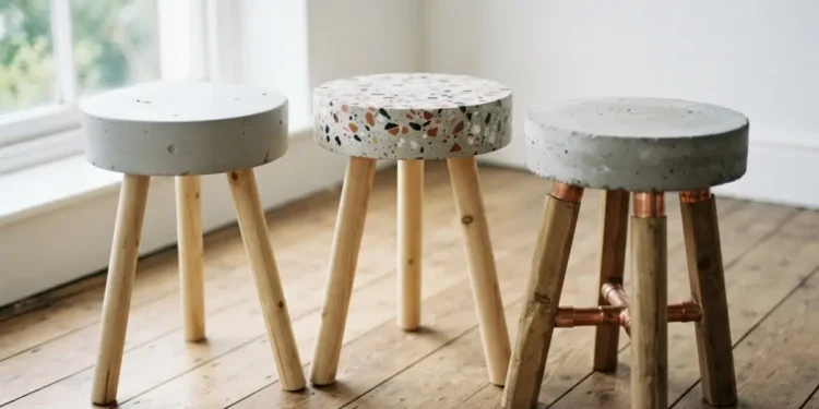 Diy Concrete Bucket Stool