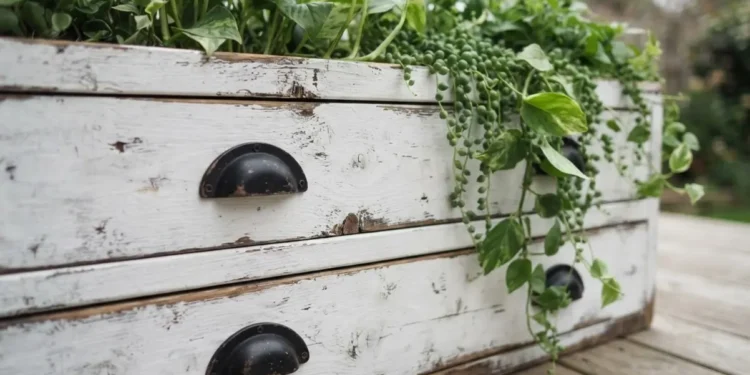 Diy Faux Drawer Planters