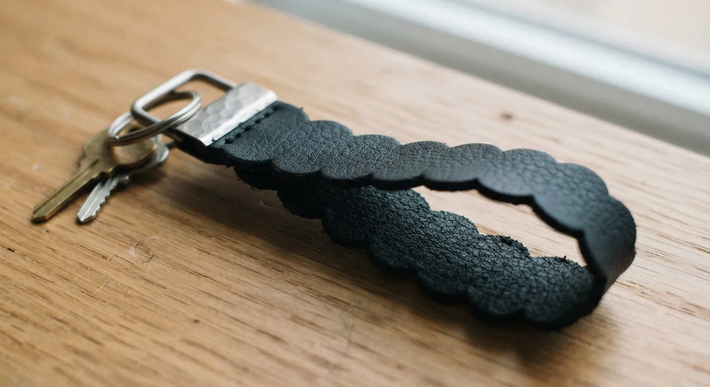 DIY Faux Leather Keychain Ideas 12
