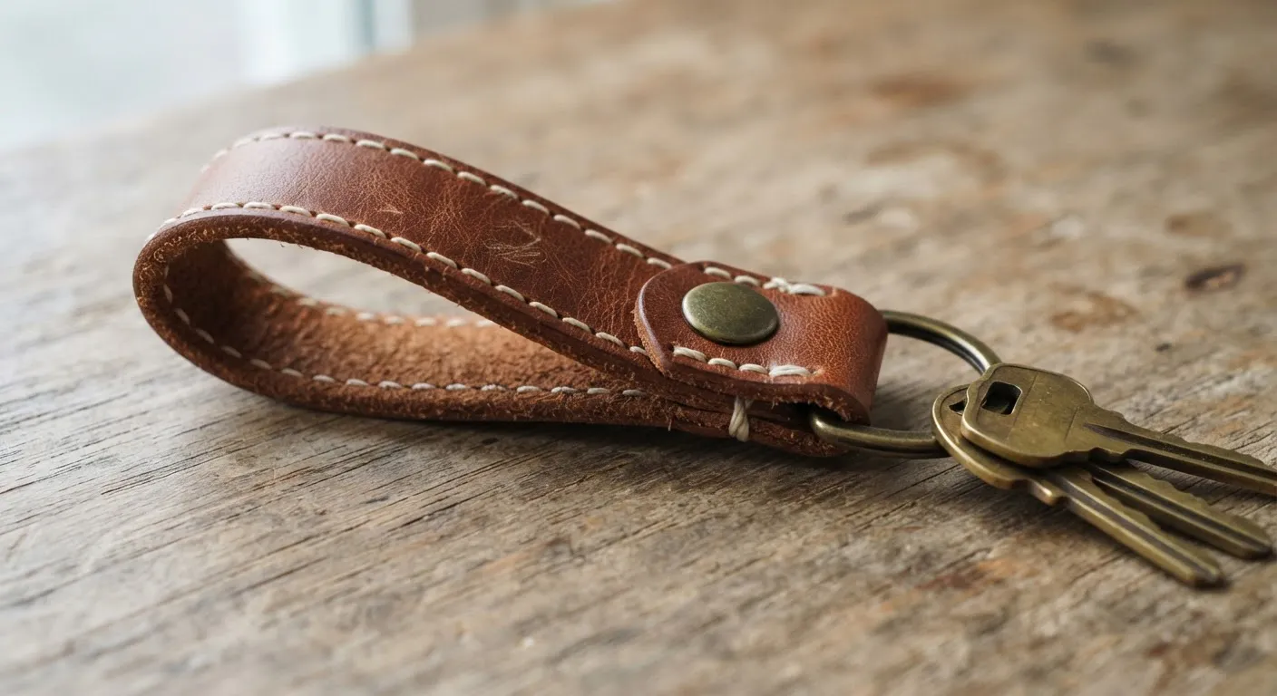 DIY Faux Leather Keychain Ideas 18