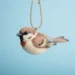 Diy Felt Sparrow Necklace