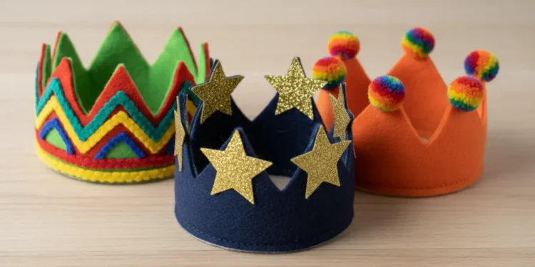 Diy Felt Tiara Crown Ideas