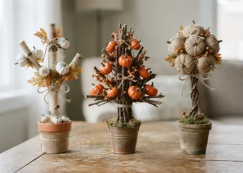 Diy Mini Pumpkin Tree