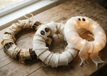 Diy Mummy Wreath Ideas