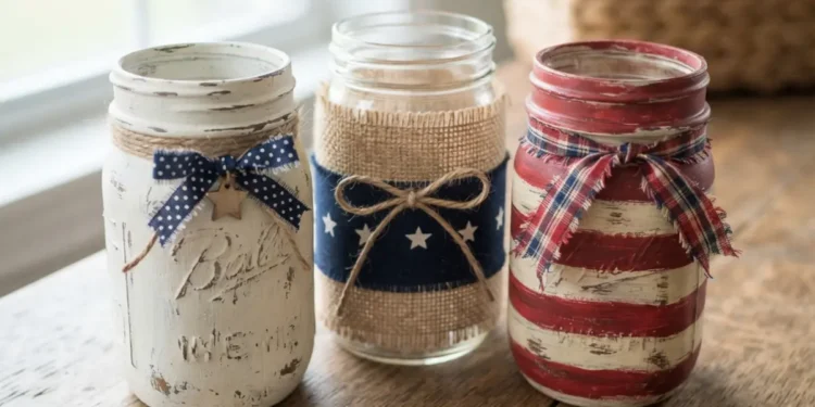 Diy Rustic Mason Jars