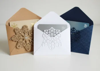 Diy Snowflake Gift Card Holder