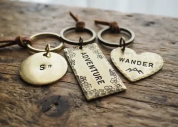 Diy Stamped Brass Keychain
