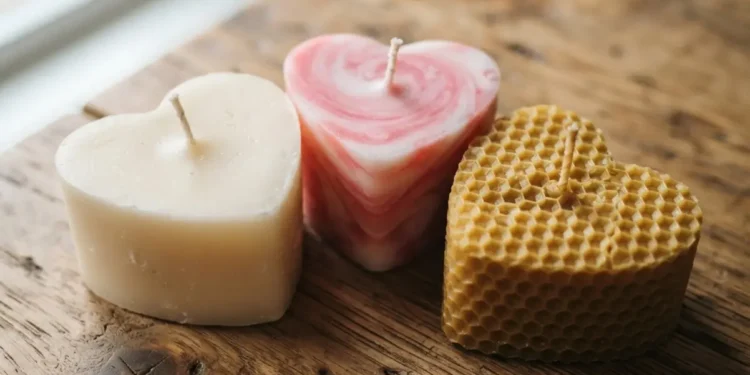 Diy Vanilla Candle Hearts