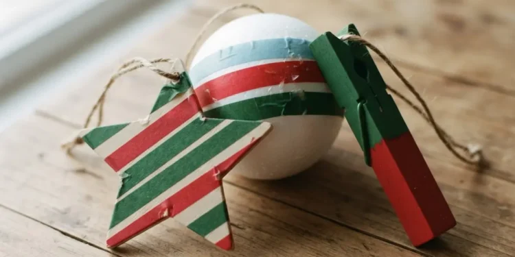 Diy Washi Tape Ornaments