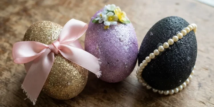 Dollar Tree Glitter Eggs