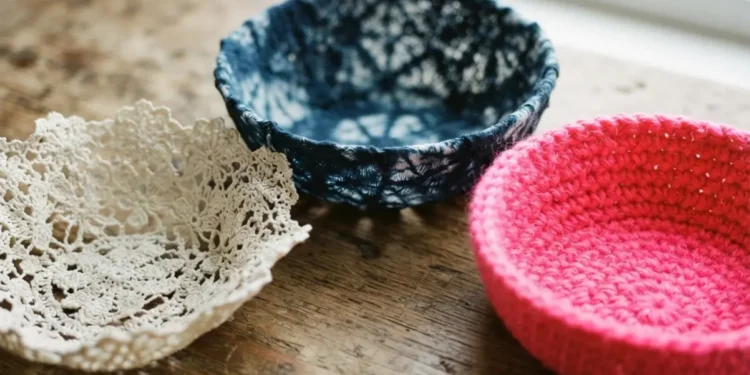 Dyi Doily Bowls