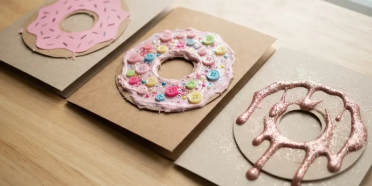 Easy Doughnut Card Ideas