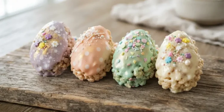 Easy Easter Egg Rice Krispie Treats
