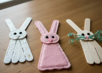 Easy Popsicle Stick Bunny Craft Ideas