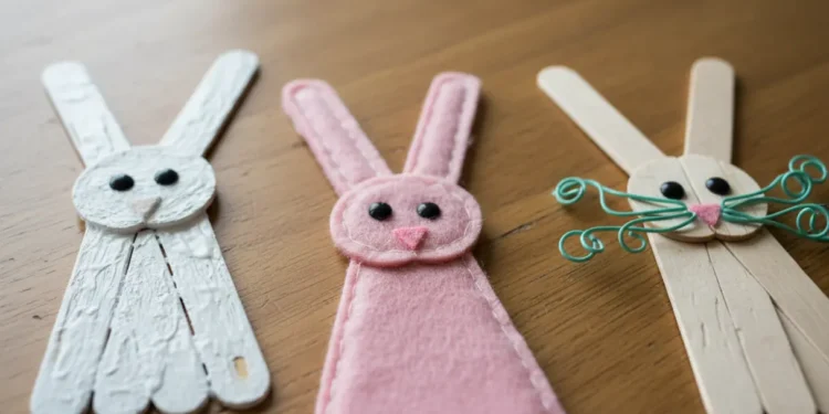 Easy Popsicle Stick Bunny Craft Ideas