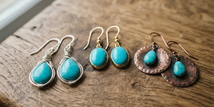 Easy Turquoise Drop Earrings