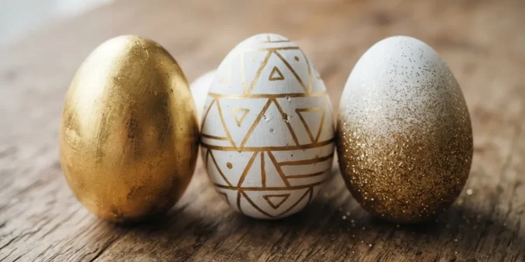 Golden Easter Eggs