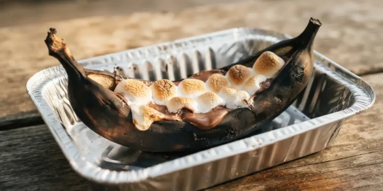 Grilled Banana Smore Boat Recipes