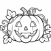 Halloween Coloring Page For Kids