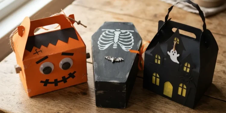 Halloween Treat Boxes Ideas