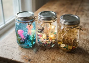 Mason Jar Aquarium Lamp Ideas