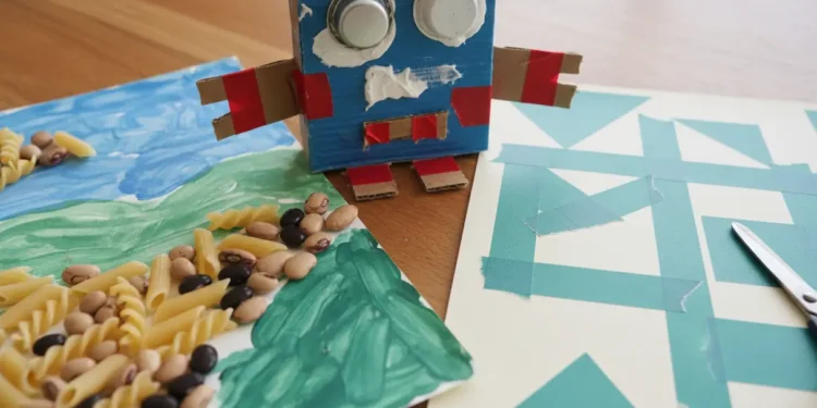 Mixed Media Artwork For Kids