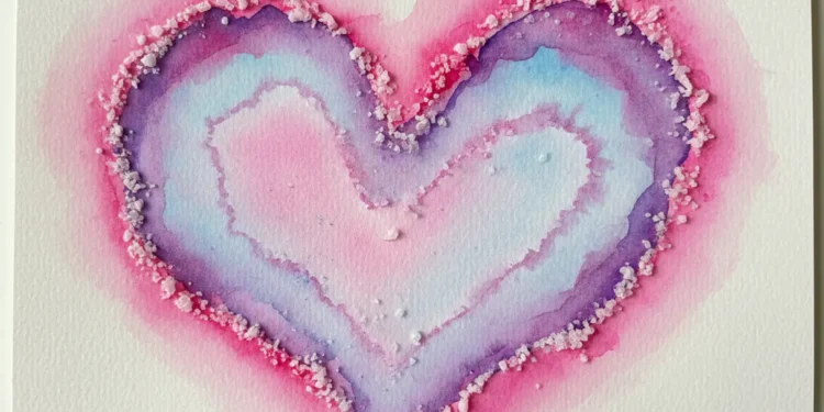 Salt Painting Techniques For Kids