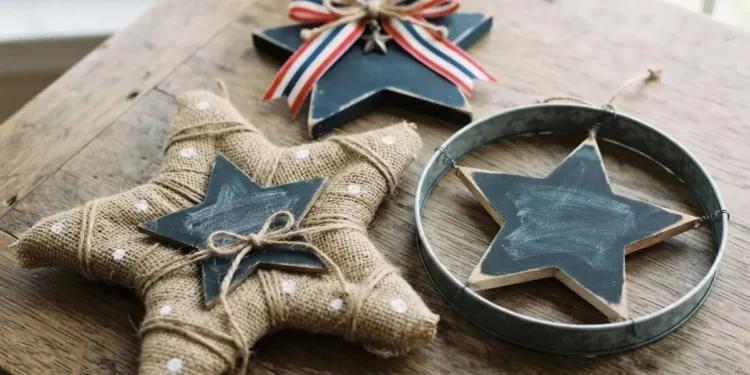 Star Chalkboard Wreath Ideas