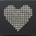 Studded Heart Canvas Art Ideas