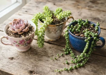 Succulent Tea Cup Ideas